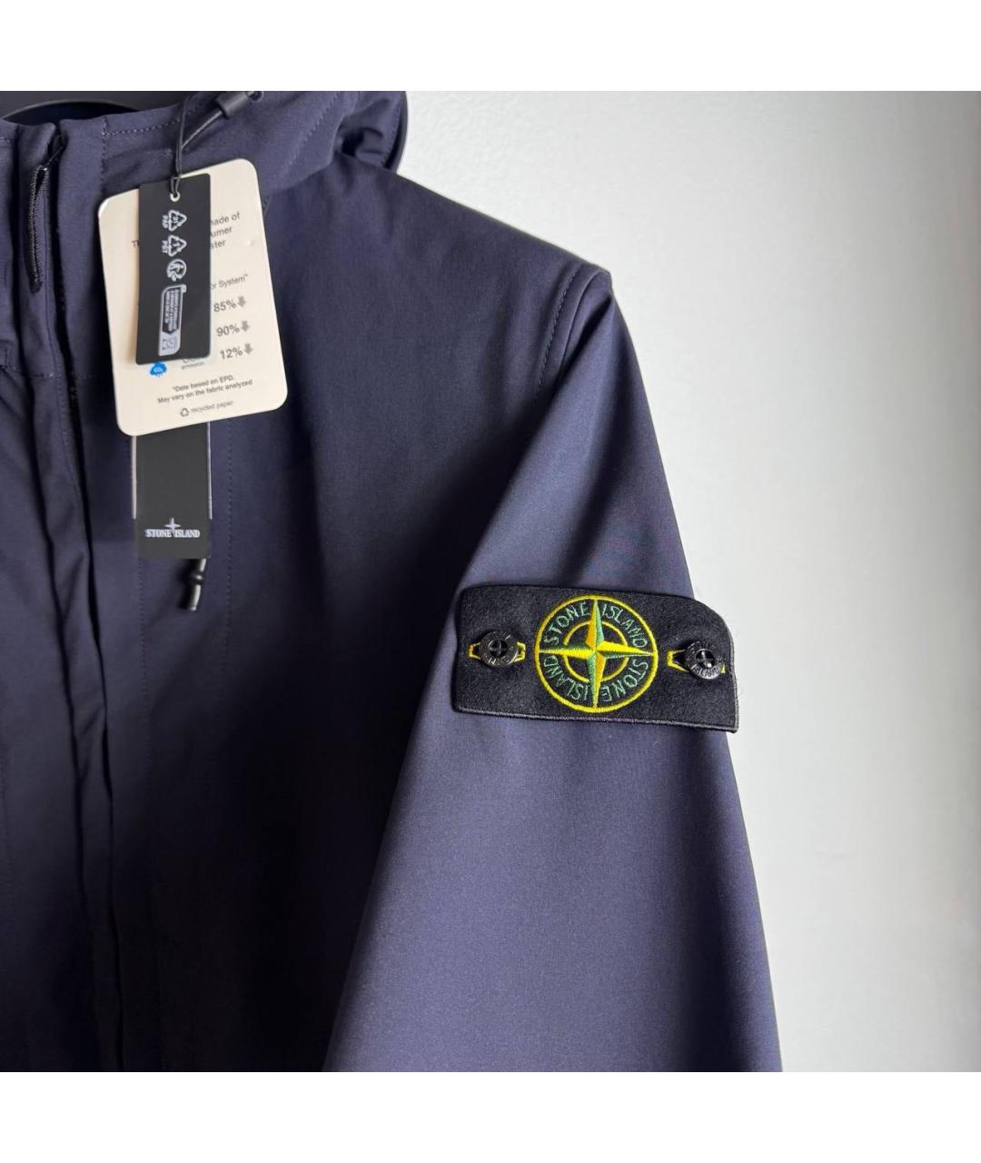 STONE ISLAND Темно-синяя куртка, фото 3
