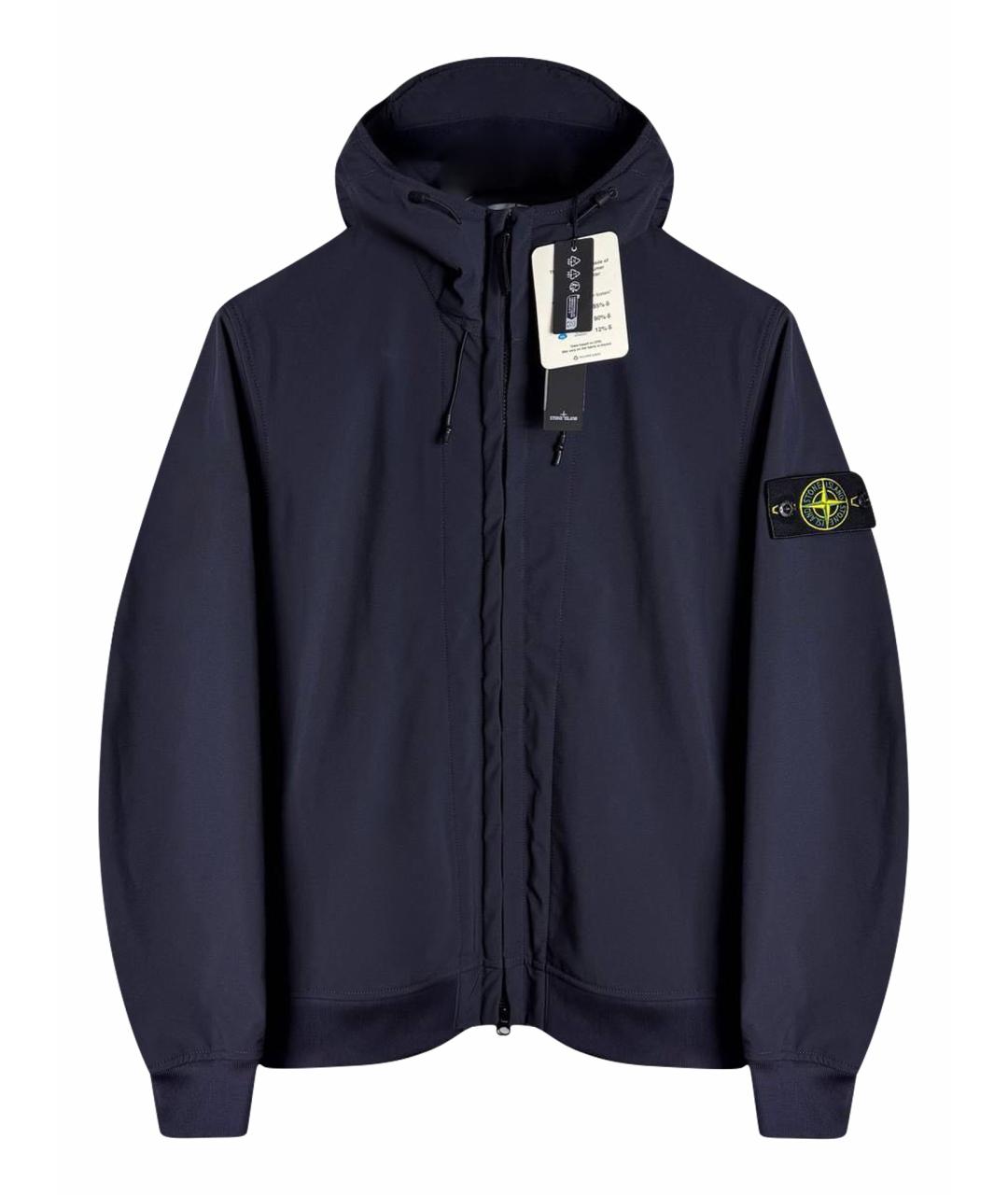STONE ISLAND Темно-синяя куртка, фото 1