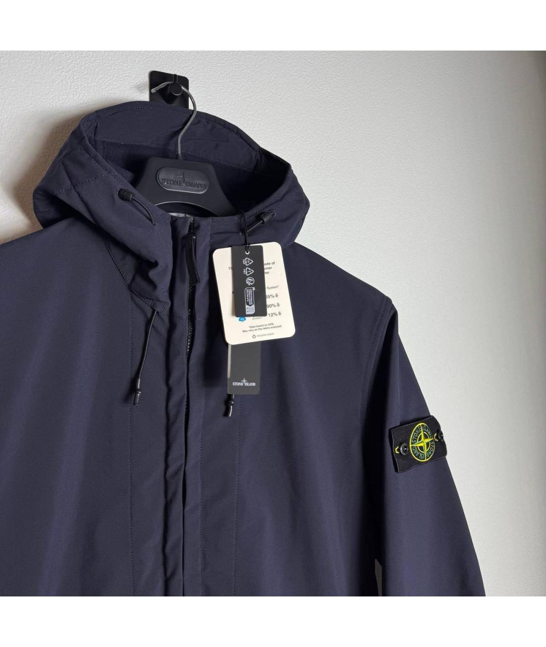 STONE ISLAND Темно-синяя куртка, фото 8