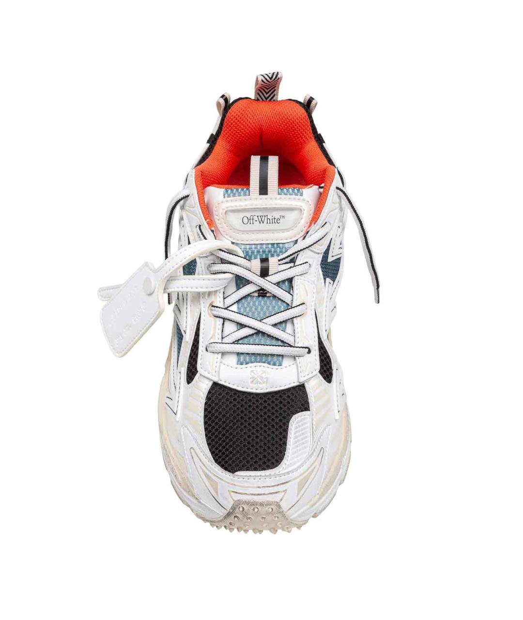 OFF-WHITE Мульти текстильные низкие кроссовки / кеды, фото 3