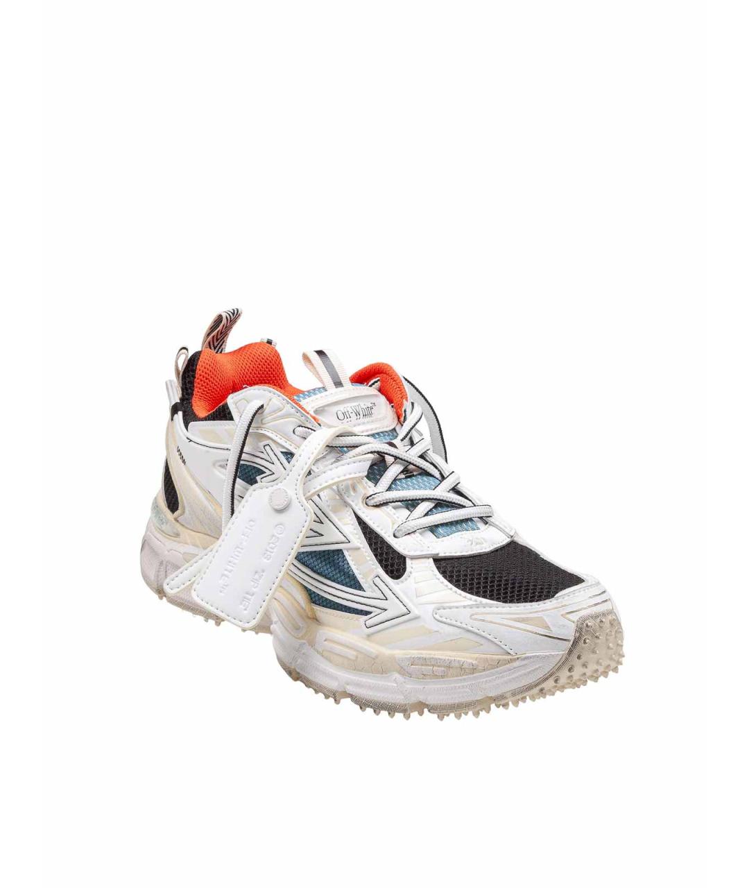 OFF-WHITE Мульти текстильные низкие кроссовки / кеды, фото 2