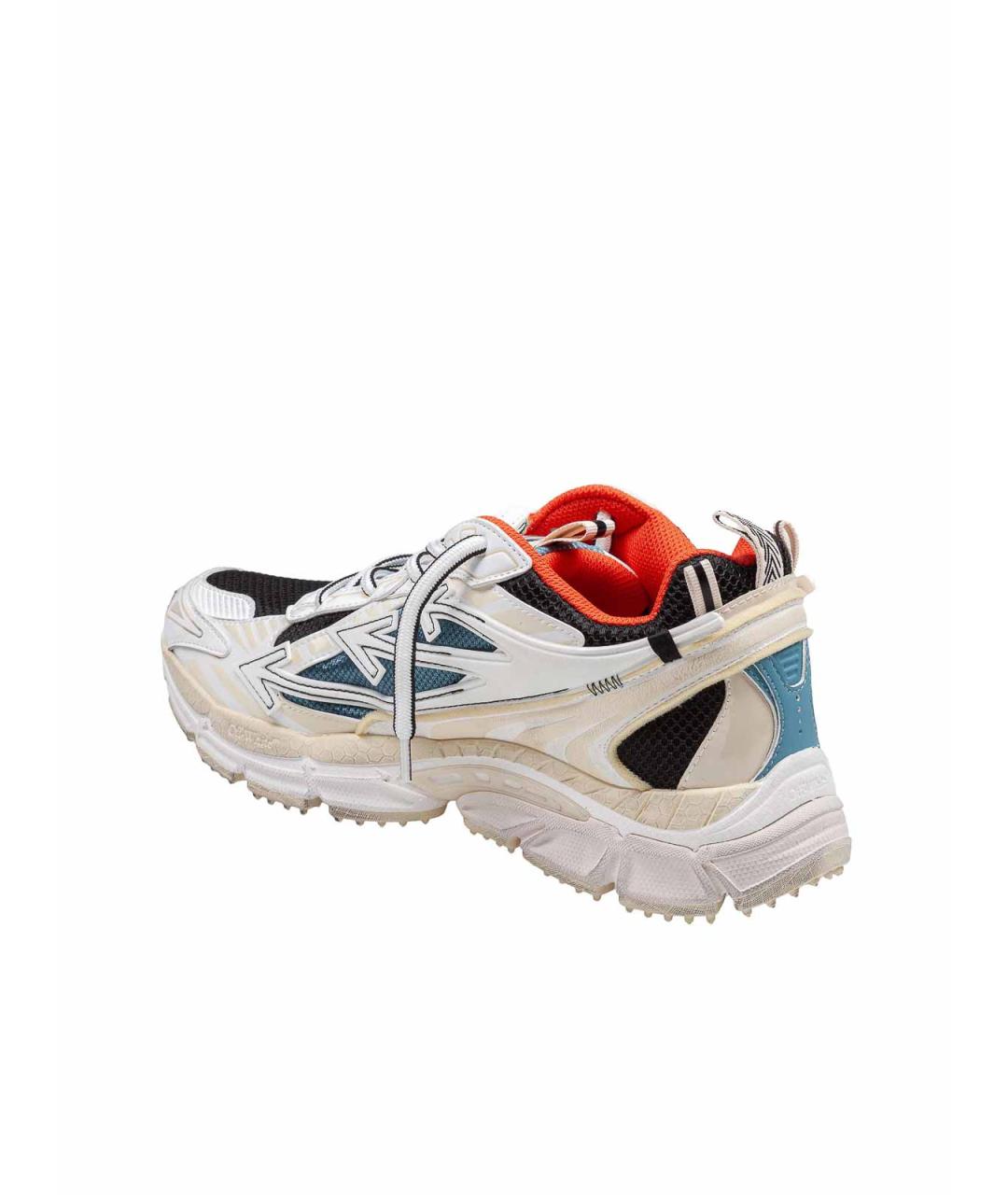 OFF-WHITE Мульти текстильные низкие кроссовки / кеды, фото 4