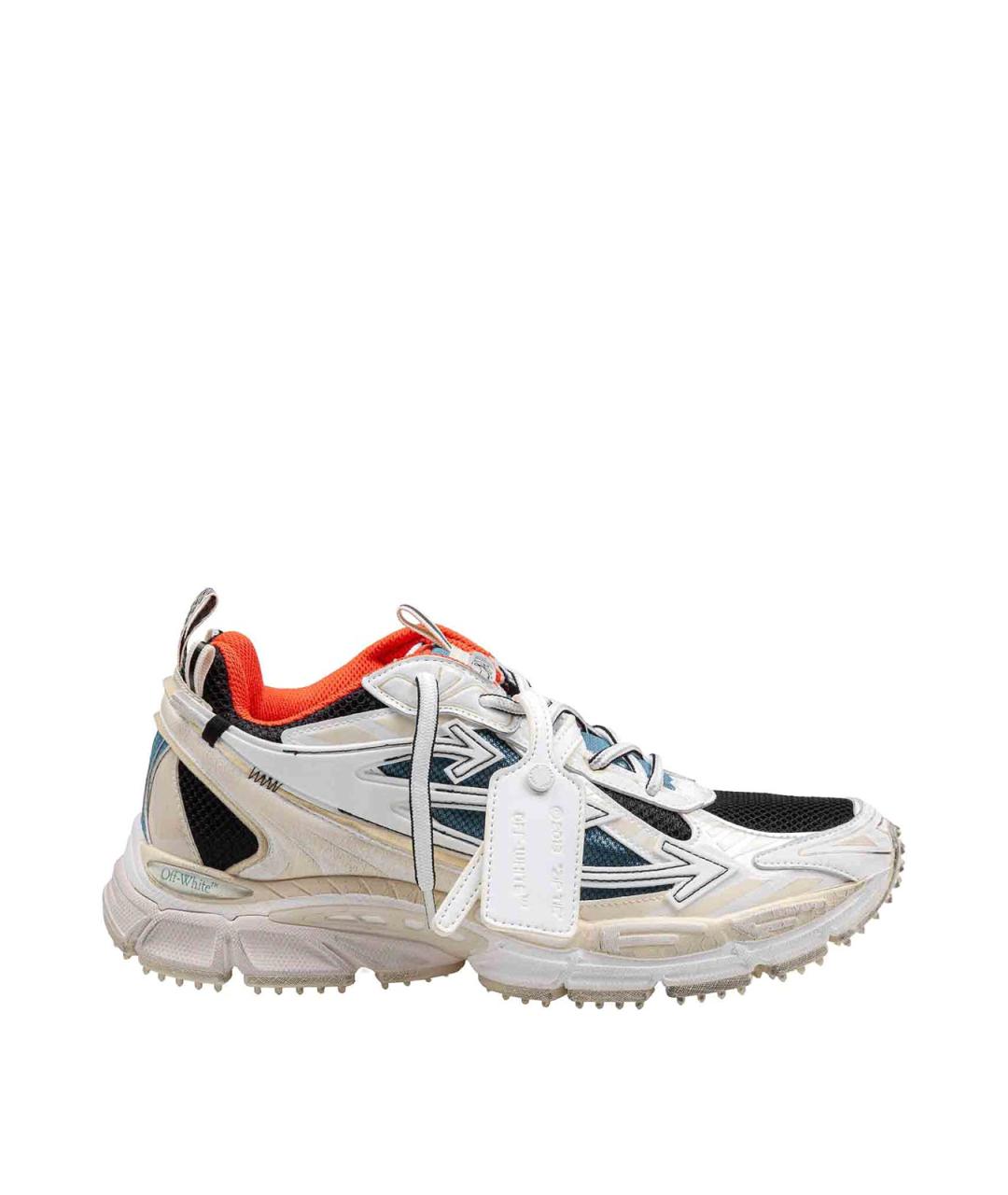OFF-WHITE Мульти текстильные низкие кроссовки / кеды, фото 1