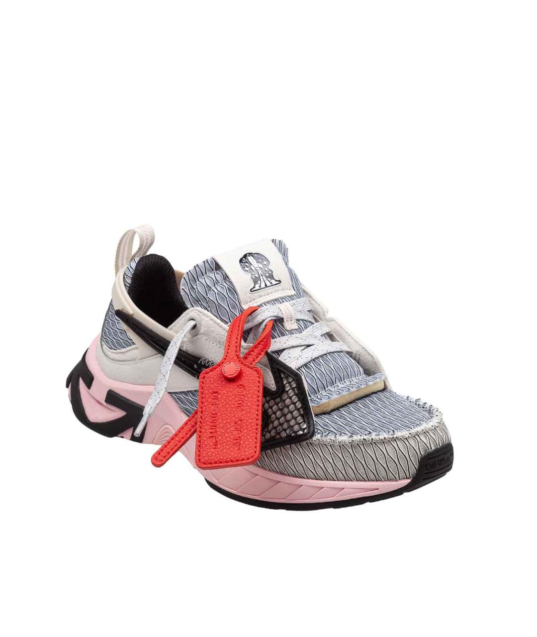 OFF-WHITE Мульти текстильные кроссовки, фото 2