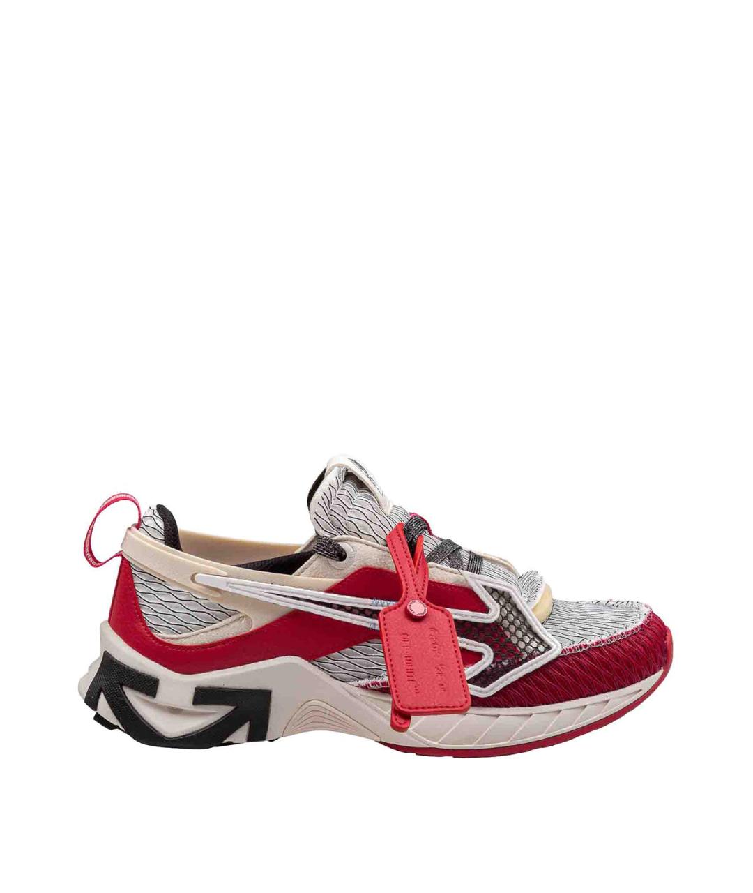 OFF-WHITE Мульти текстильные низкие кроссовки / кеды, фото 1