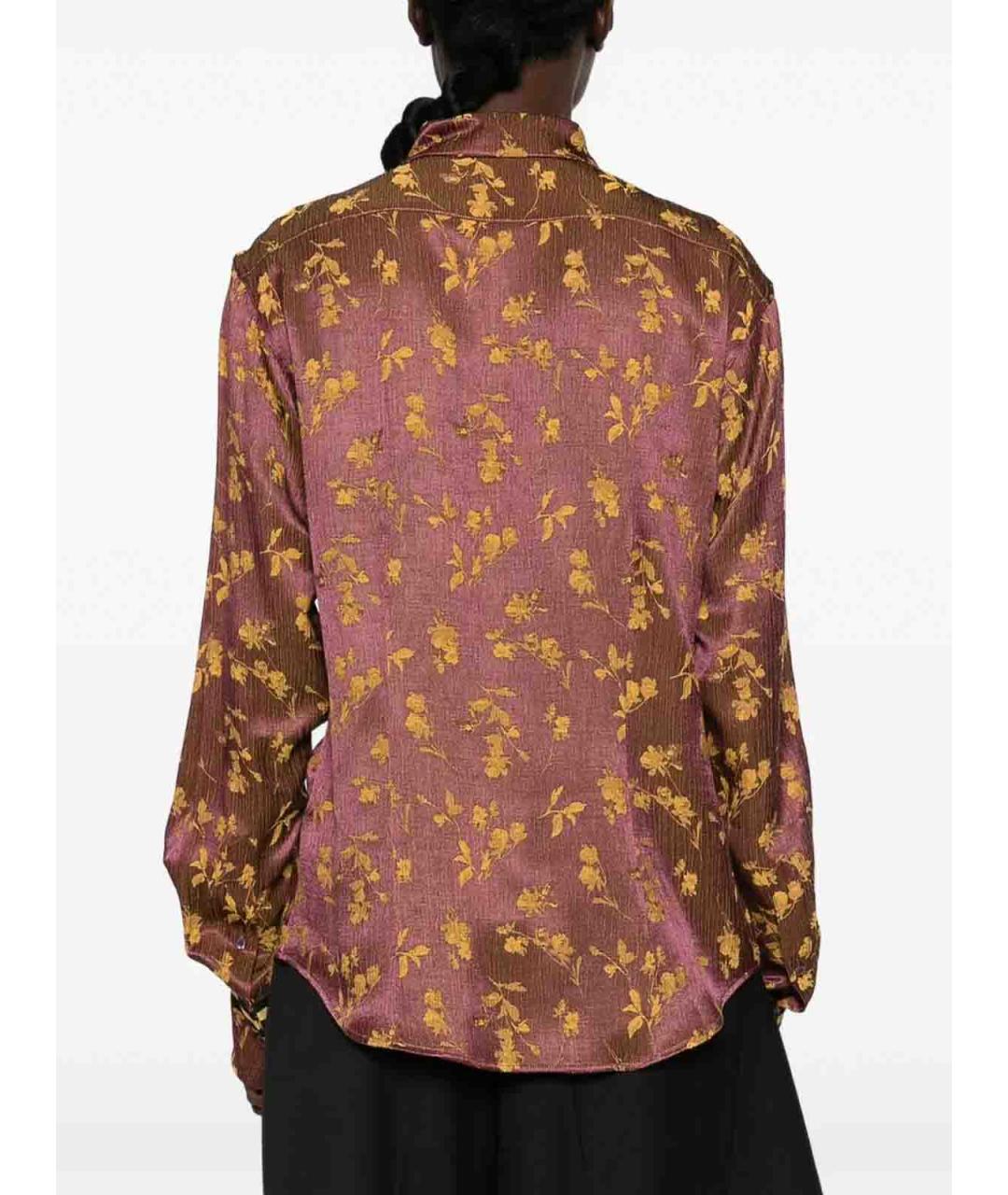 DRIES VAN NOTEN Бордовая рубашка, фото 2