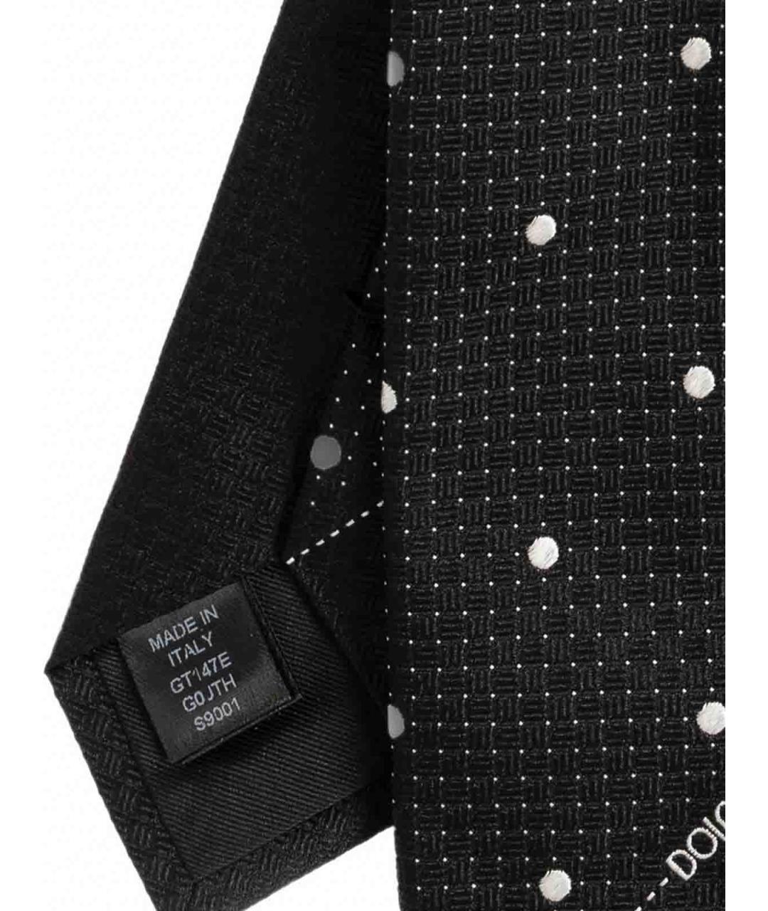 DOLCE&GABBANA Черный галстук, фото 3