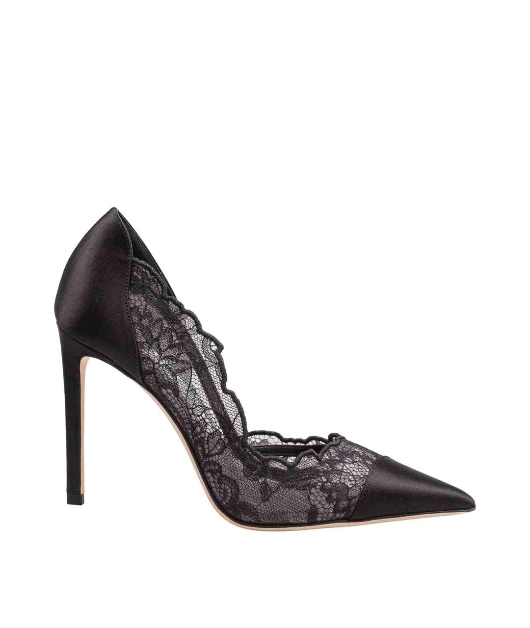 JIMMY CHOO Черные текстильные туфли, фото 1