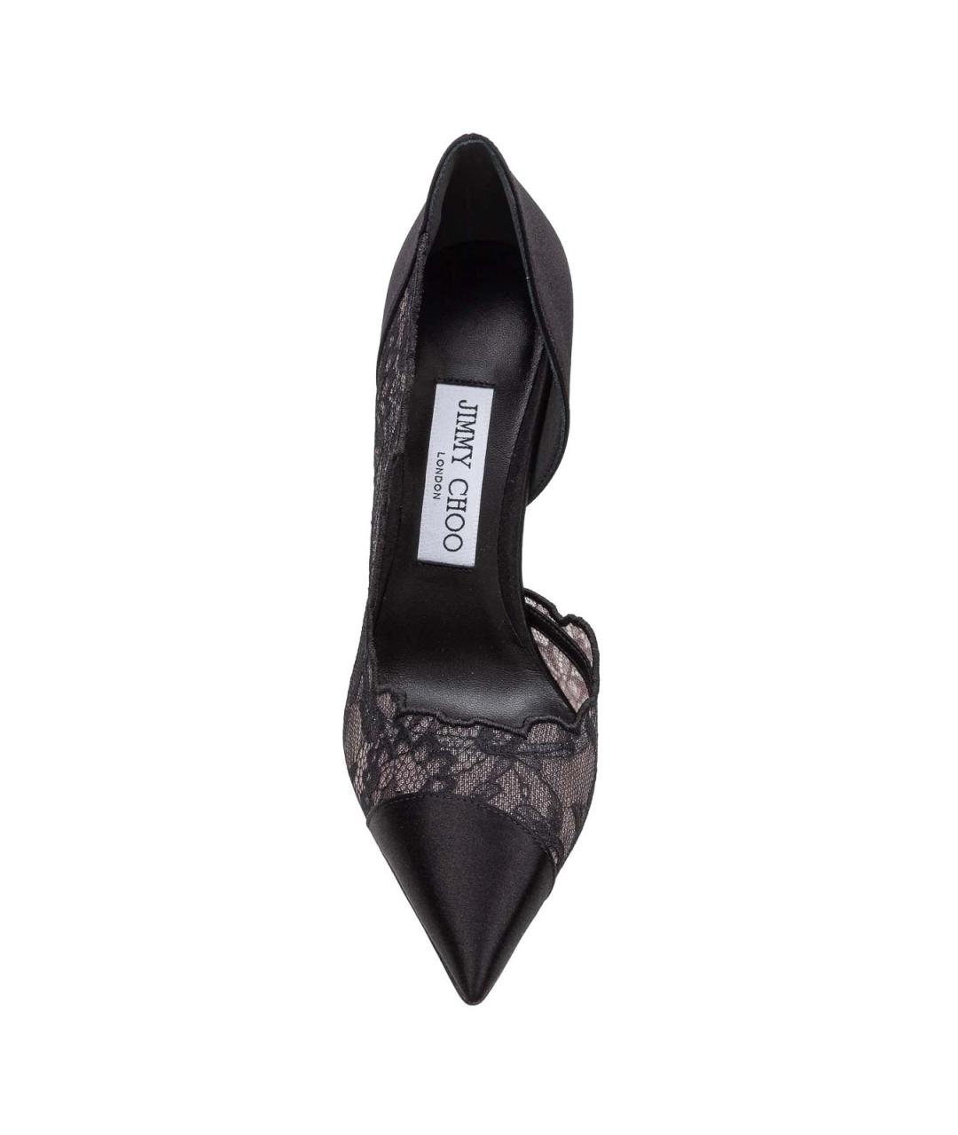 JIMMY CHOO Черные текстильные туфли, фото 3