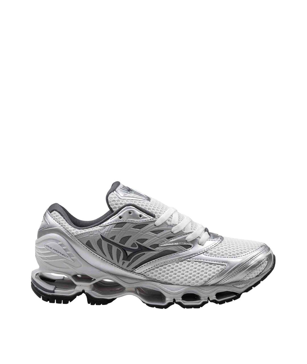 MIZUNO Белые текстильные низкие кроссовки / кеды, фото 1