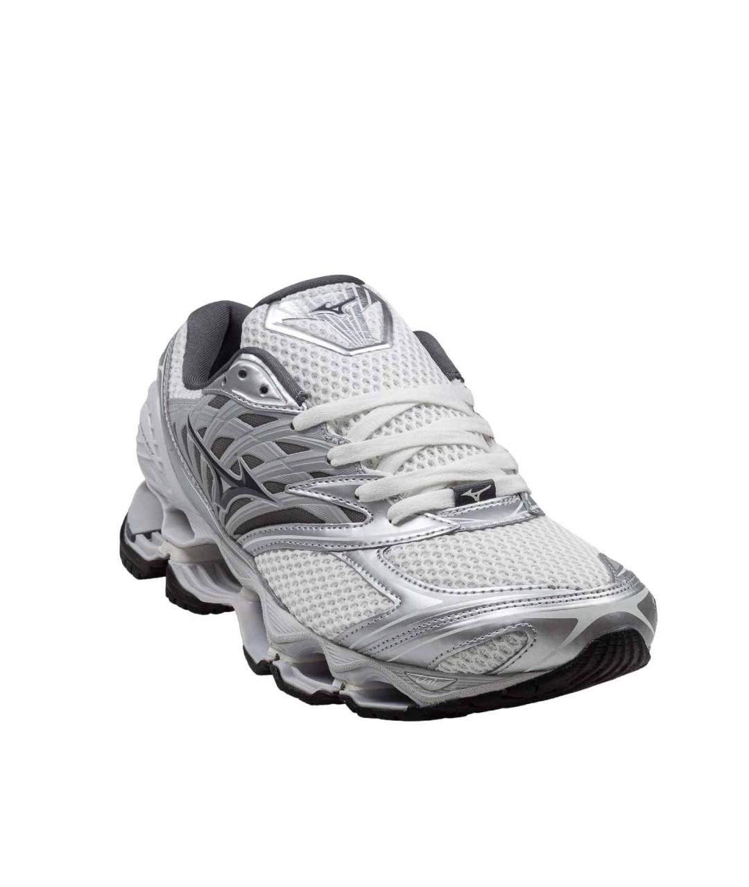 MIZUNO Белые текстильные низкие кроссовки / кеды, фото 2