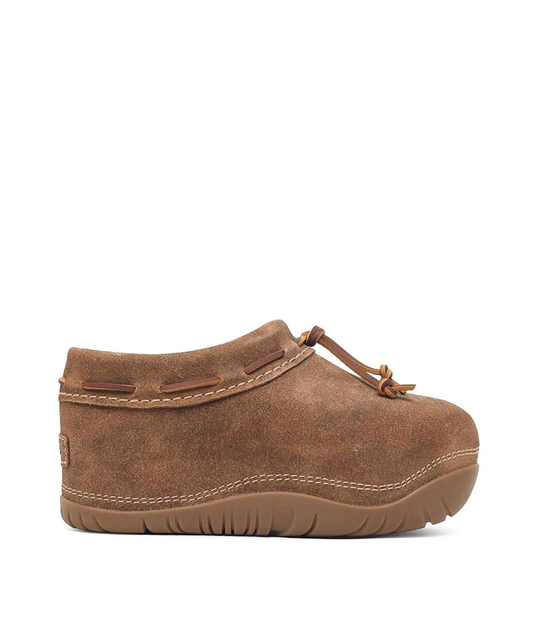 UGG Бежевые замшевые сабо, фото 1