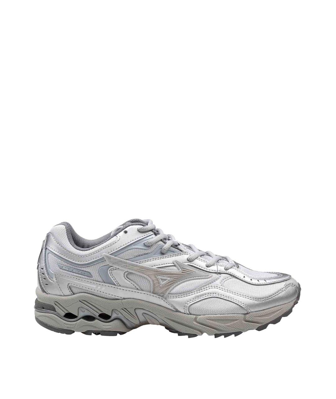 MIZUNO Белые кожаные низкие кроссовки / кеды, фото 1