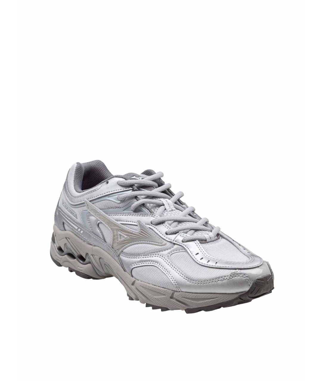 MIZUNO Белые кожаные низкие кроссовки / кеды, фото 2