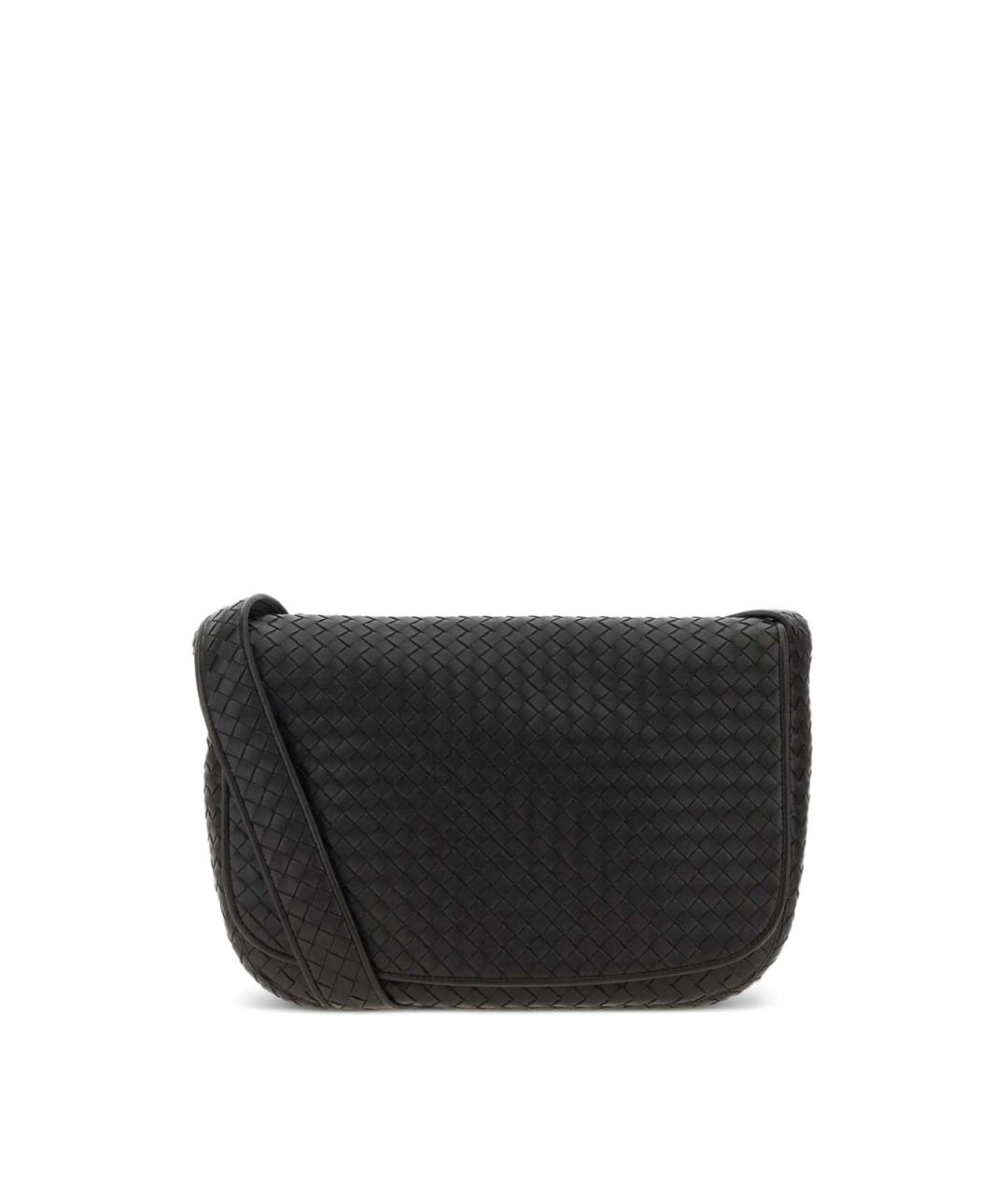 BOTTEGA VENETA Коричневая кожаная сумка на плечо, фото 1