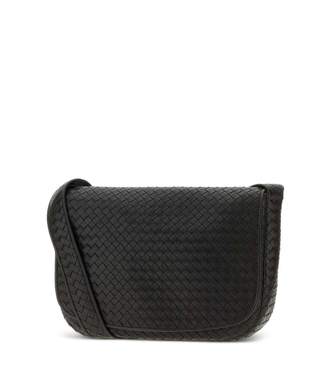 BOTTEGA VENETA Коричневая кожаная сумка на плечо, фото 3