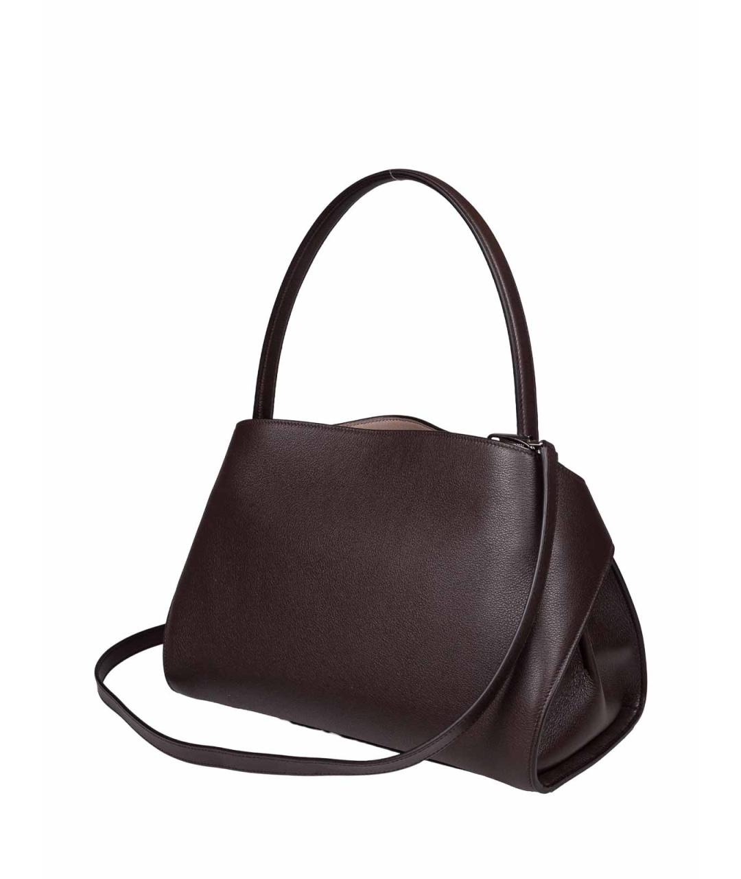 FERRAGAMO Коричневая кожаная сумка тоут, фото 3