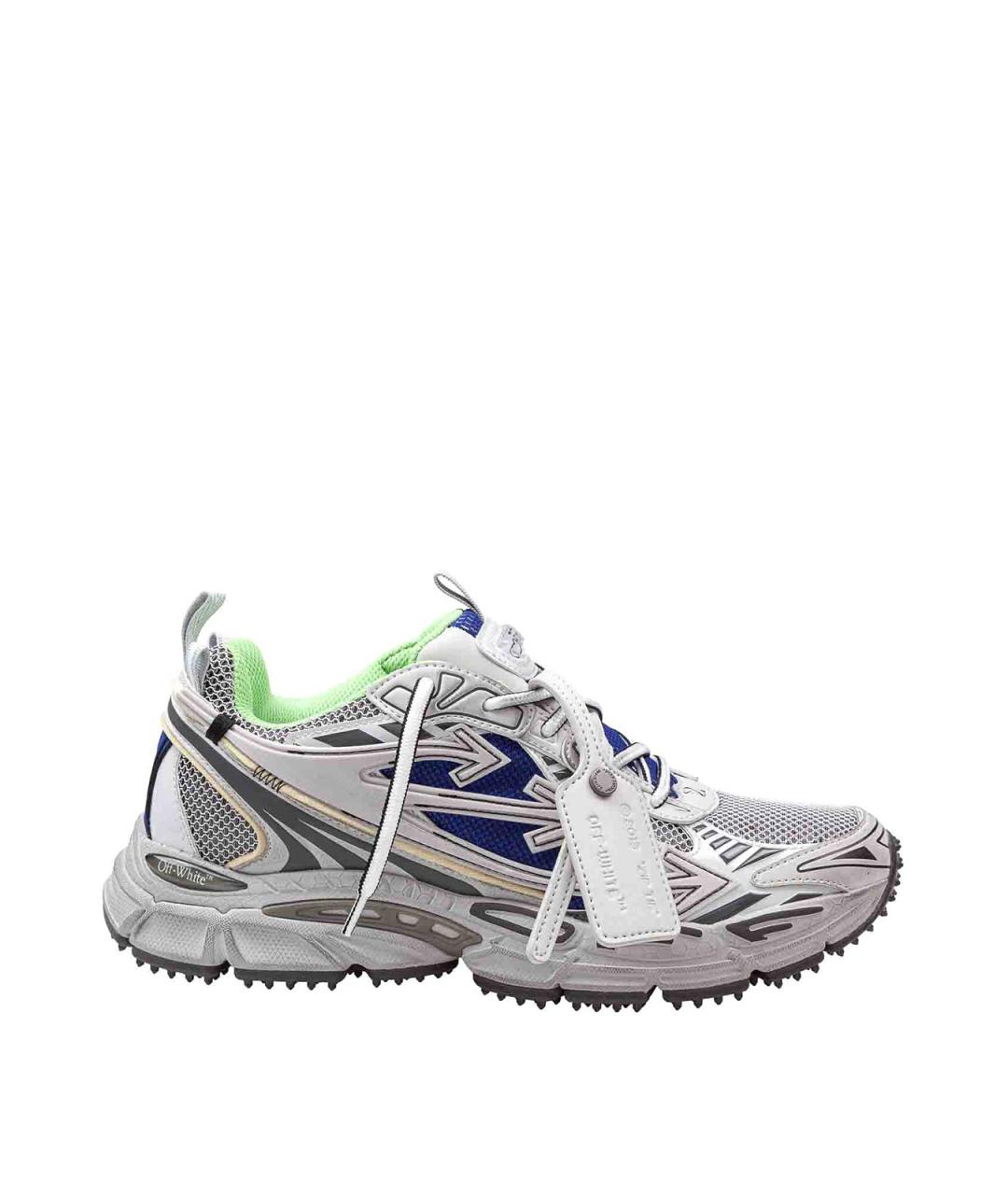 OFF-WHITE Мульти текстильные низкие кроссовки / кеды, фото 1