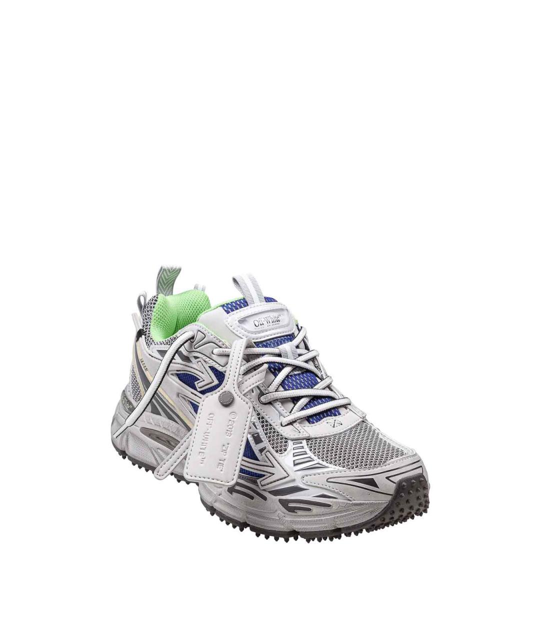 OFF-WHITE Мульти текстильные низкие кроссовки / кеды, фото 2