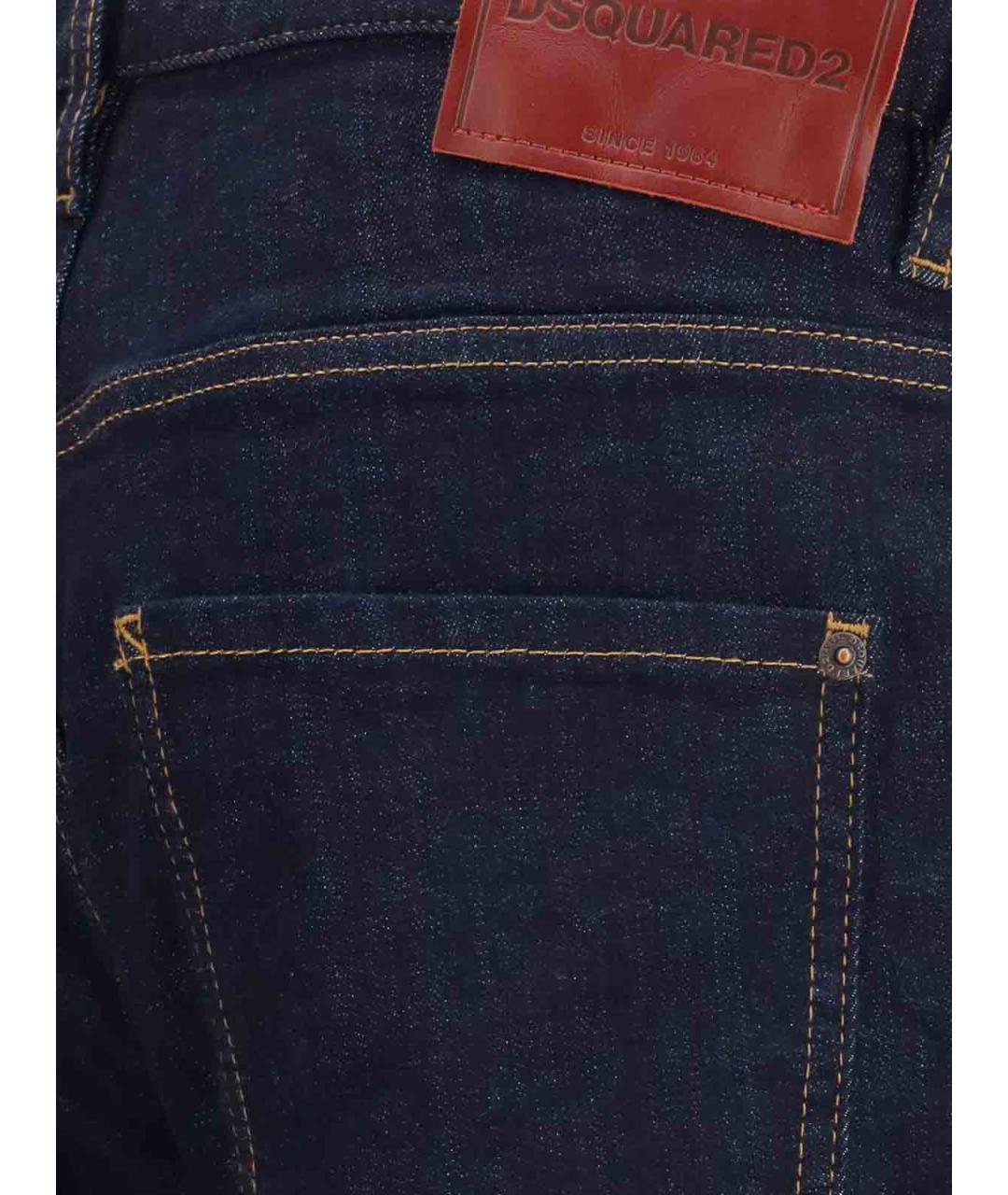 DSQUARED2 Синие хлопковые джинсы скинни, фото 3
