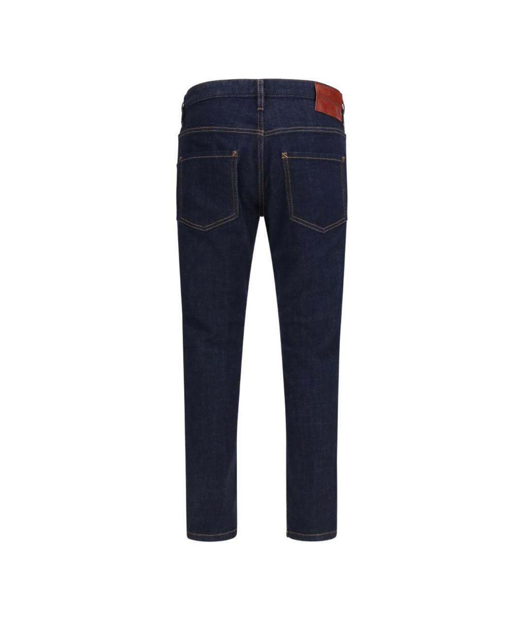 DSQUARED2 Синие хлопковые джинсы скинни, фото 2