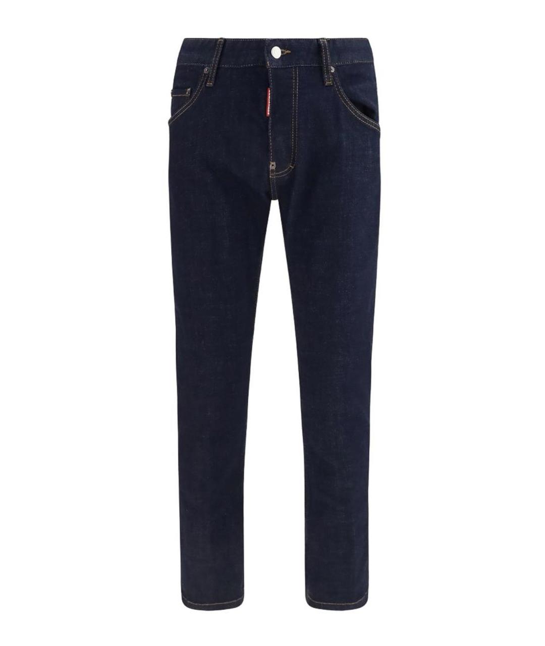 DSQUARED2 Синие хлопковые джинсы скинни, фото 1
