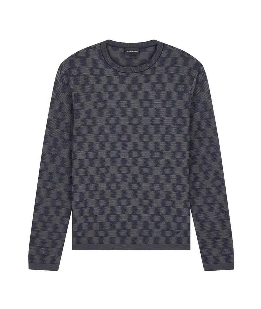 EMPORIO ARMANI Мульти шерстяной джемпер / свитер, фото 1
