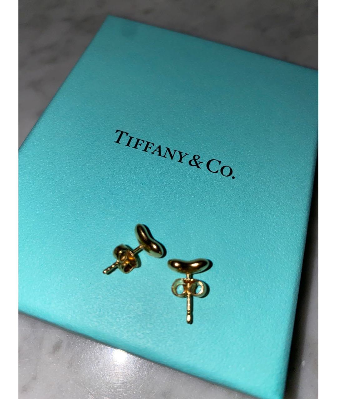 TIFFANY&CO Золотые серьги из желтого золота, фото 3