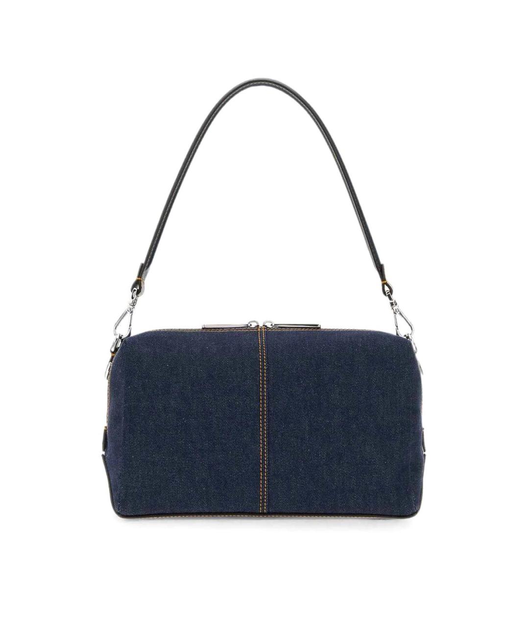 FENDI Синяя деним сумка на плечо, фото 1