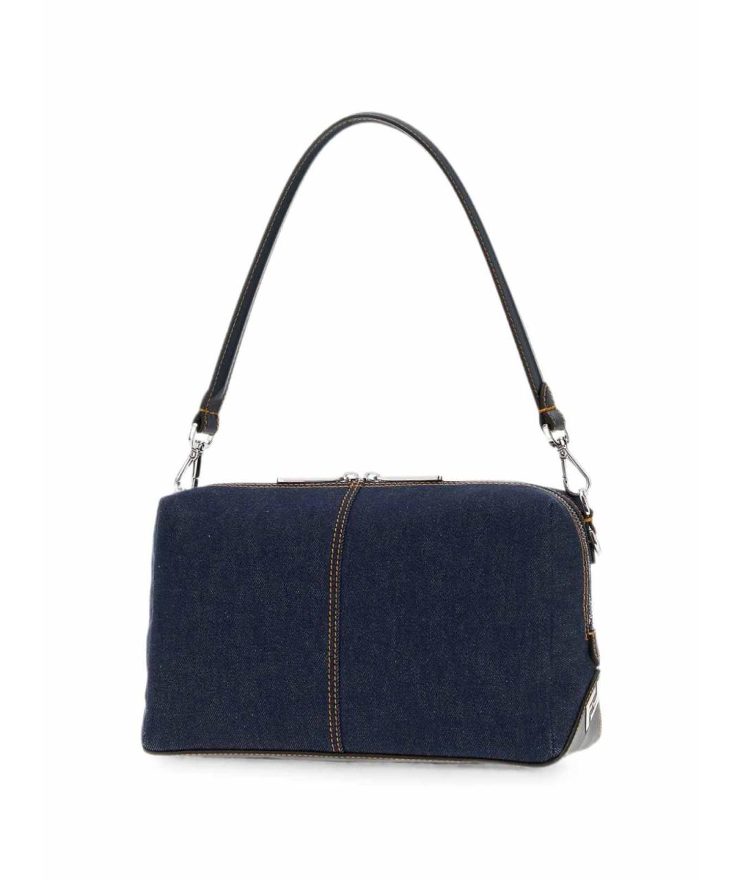FENDI Синяя деним сумка на плечо, фото 2