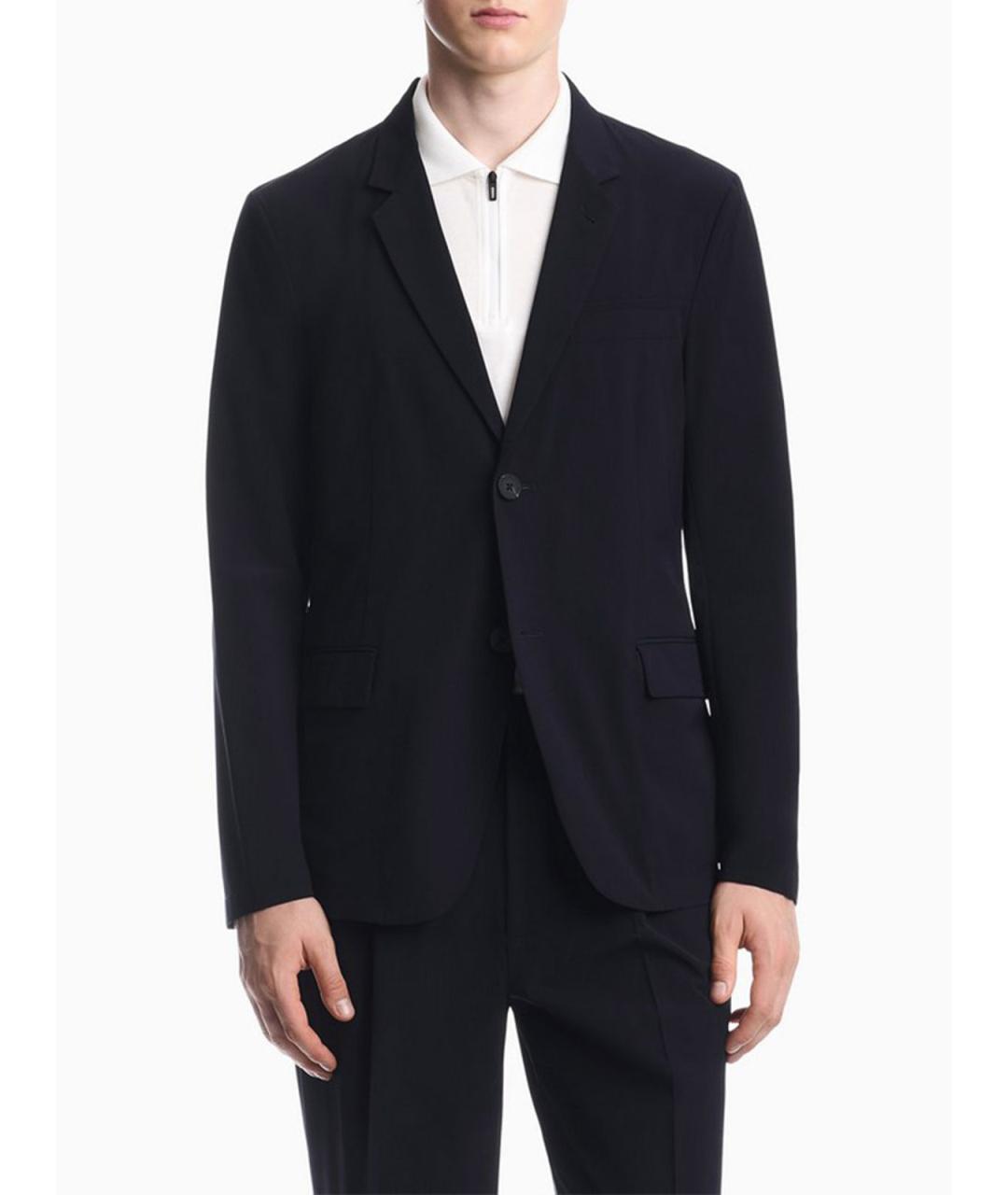 EMPORIO ARMANI Темно-синий пиджак, фото 4