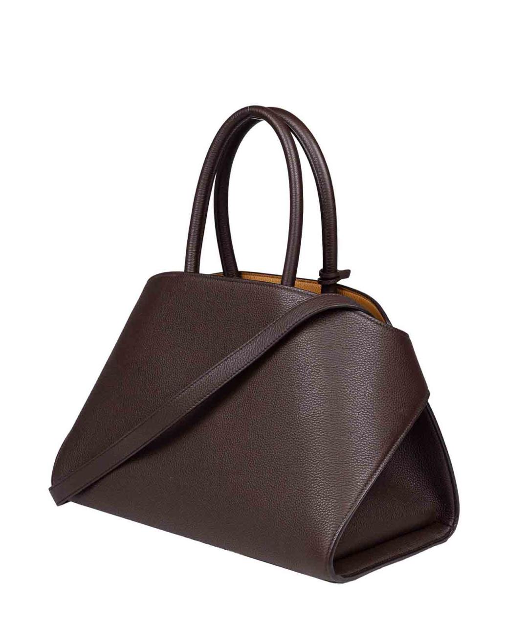 FERRAGAMO Коричневая кожаная сумка тоут, фото 3