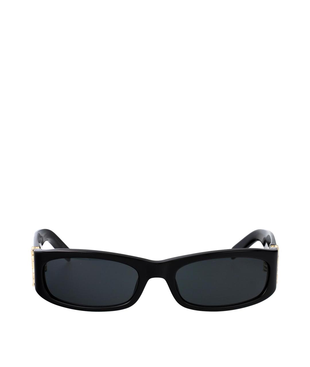 SAINT LAURENT Черные пластиковые солнцезащитные очки, фото 2