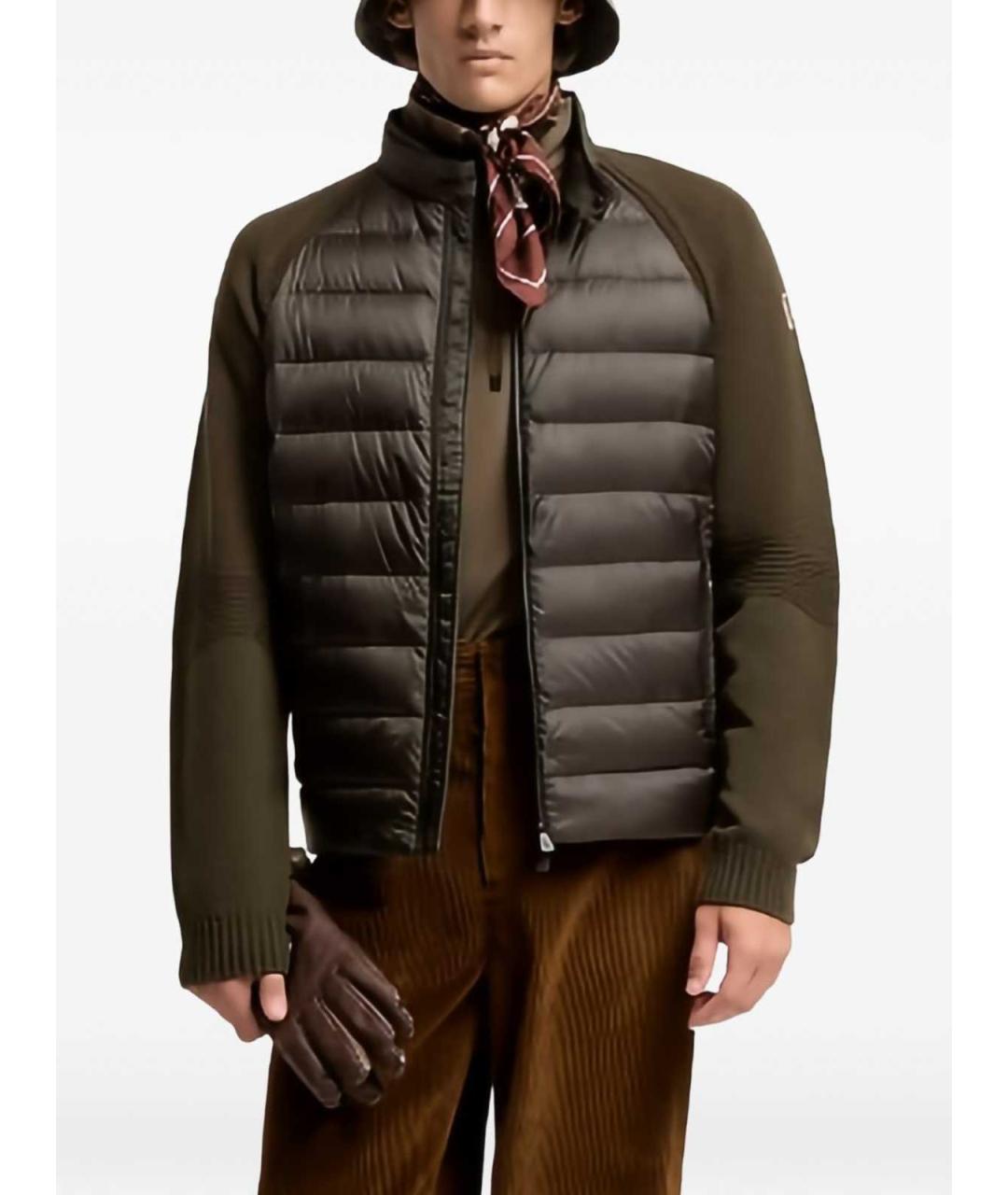 MONCLER Коричневый кардиган, фото 2