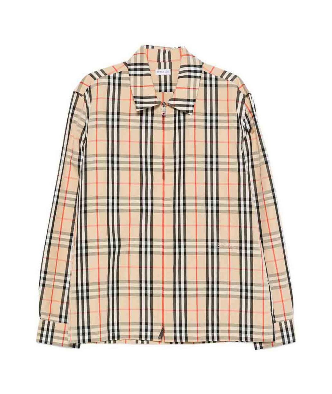 BURBERRY Бежевая кэжуал рубашка, фото 1