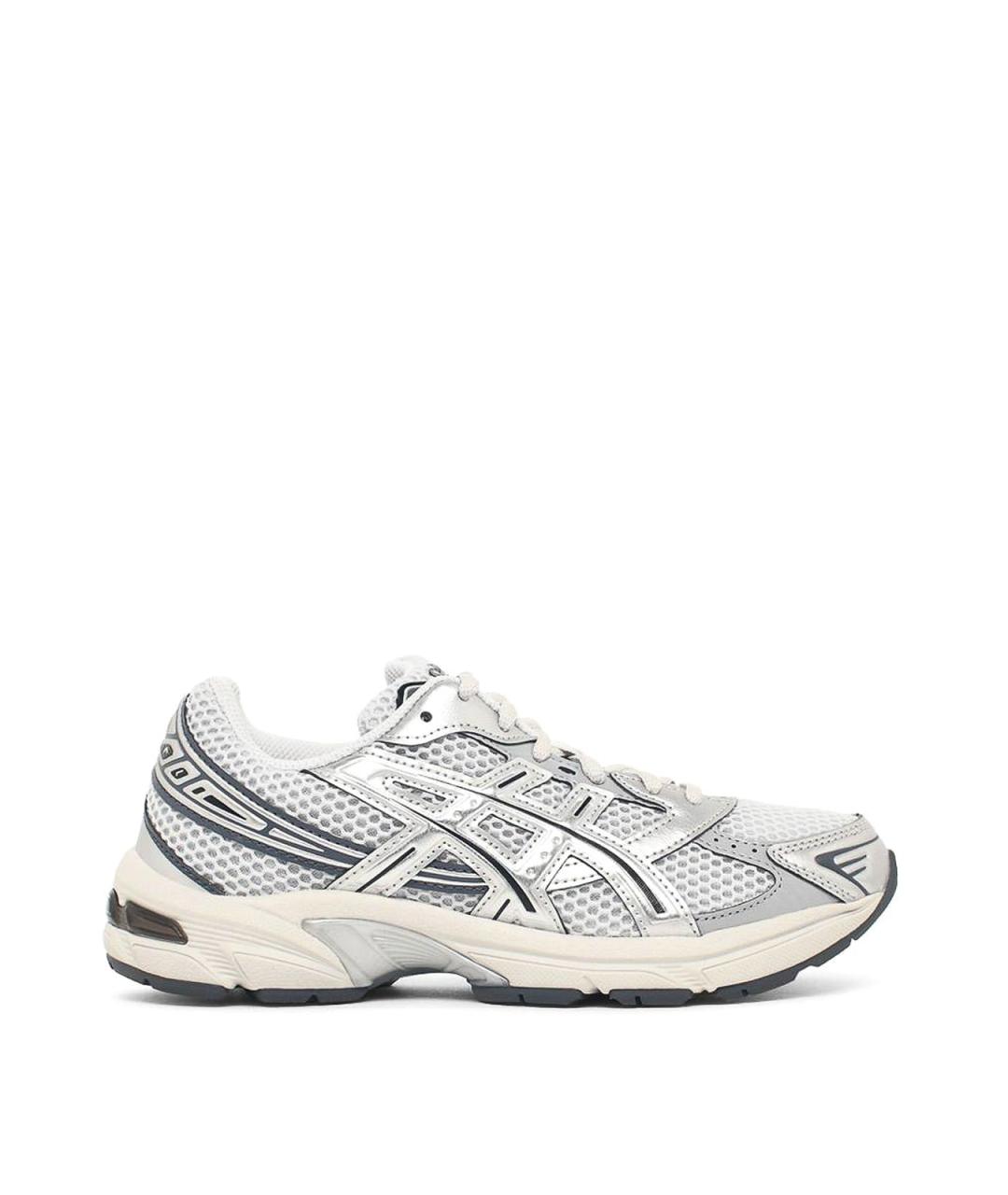 ASICS Серебряные текстильные кроссовки, фото 1