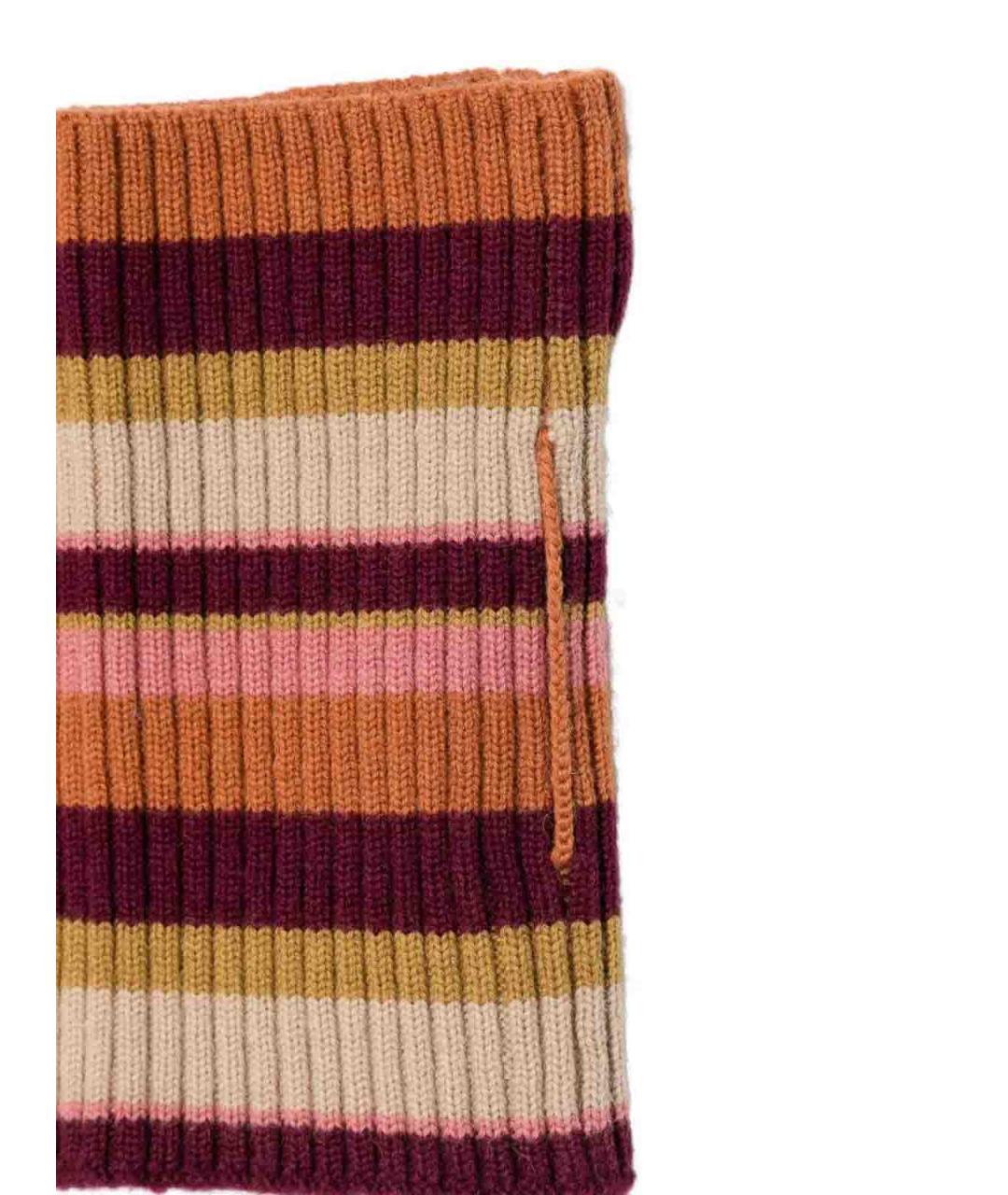 DRIES VAN NOTEN Мульти шерстяной шарф, фото 2