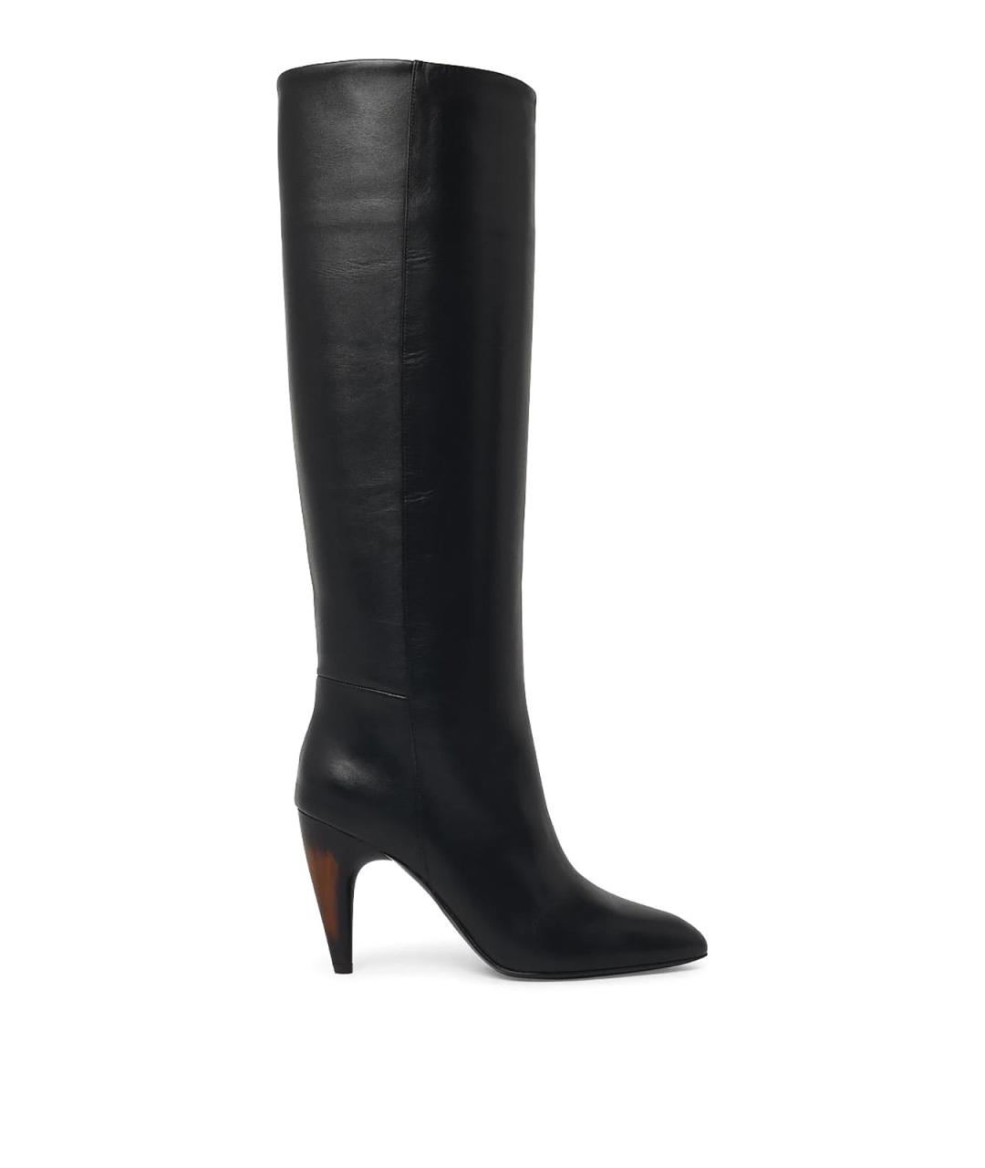 ISABEL MARANT Черные кожаные сапоги, фото 2