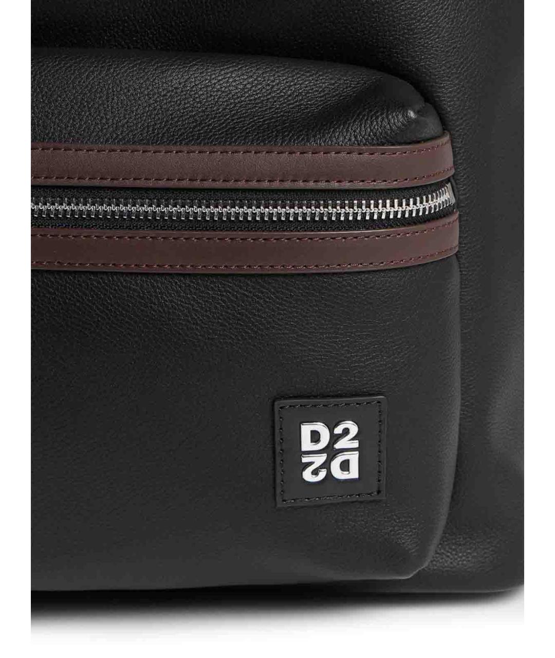 DSQUARED2 Черный кожаный рюкзак, фото 4