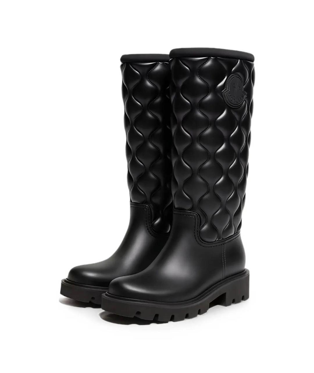MONCLER Черные сапоги, фото 6