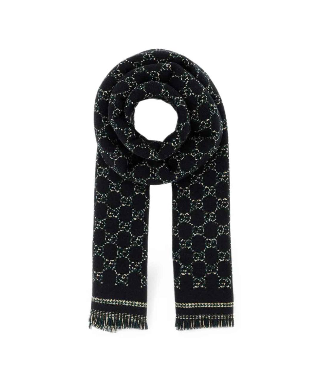GUCCI Мульти шерстяной шарф, фото 1