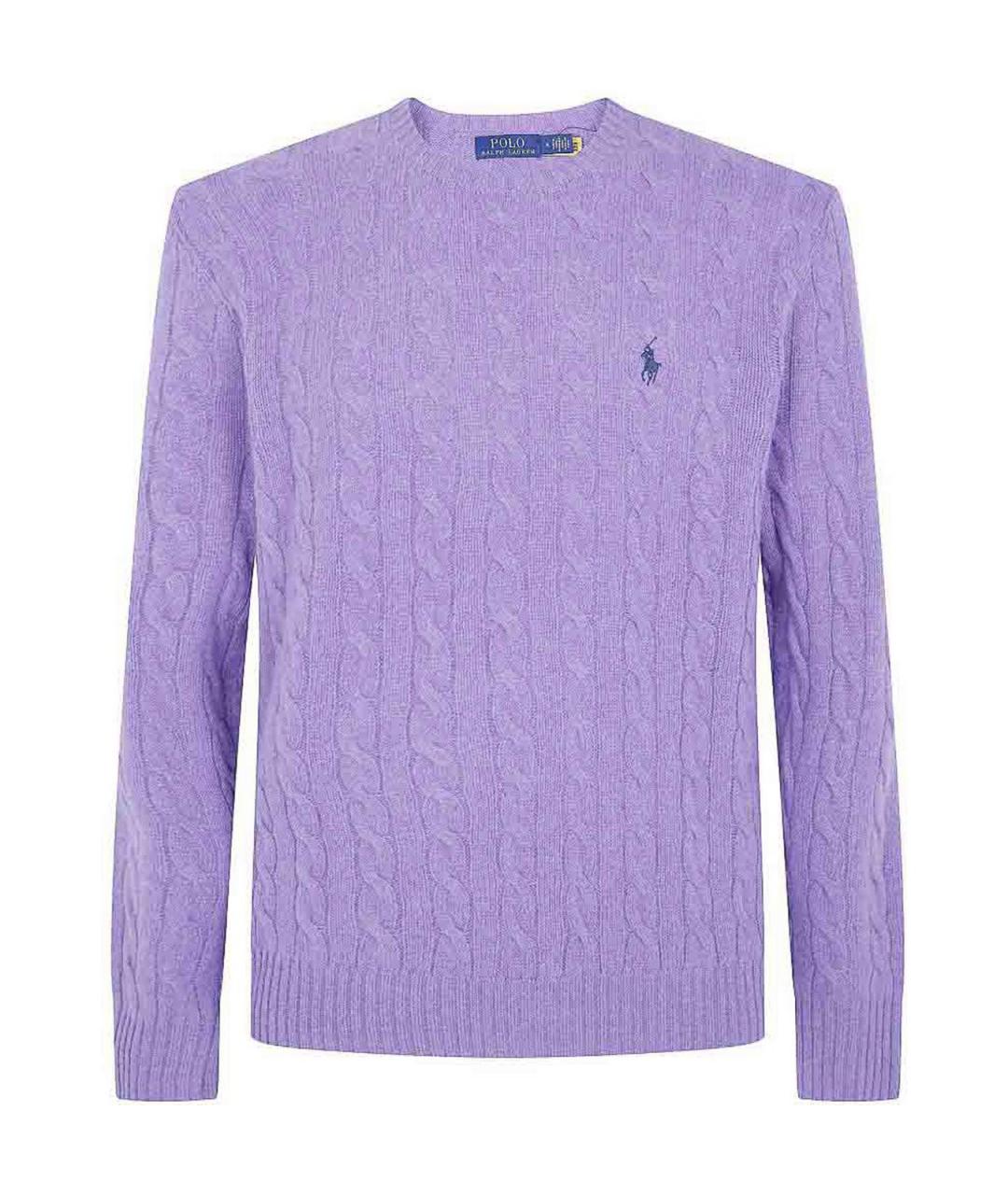 POLO RALPH LAUREN Фиолетовый шерстяной джемпер / свитер, фото 1