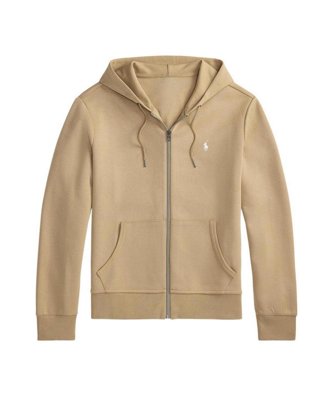POLO RALPH LAUREN Бежевый хлопковый кардиган, фото 1