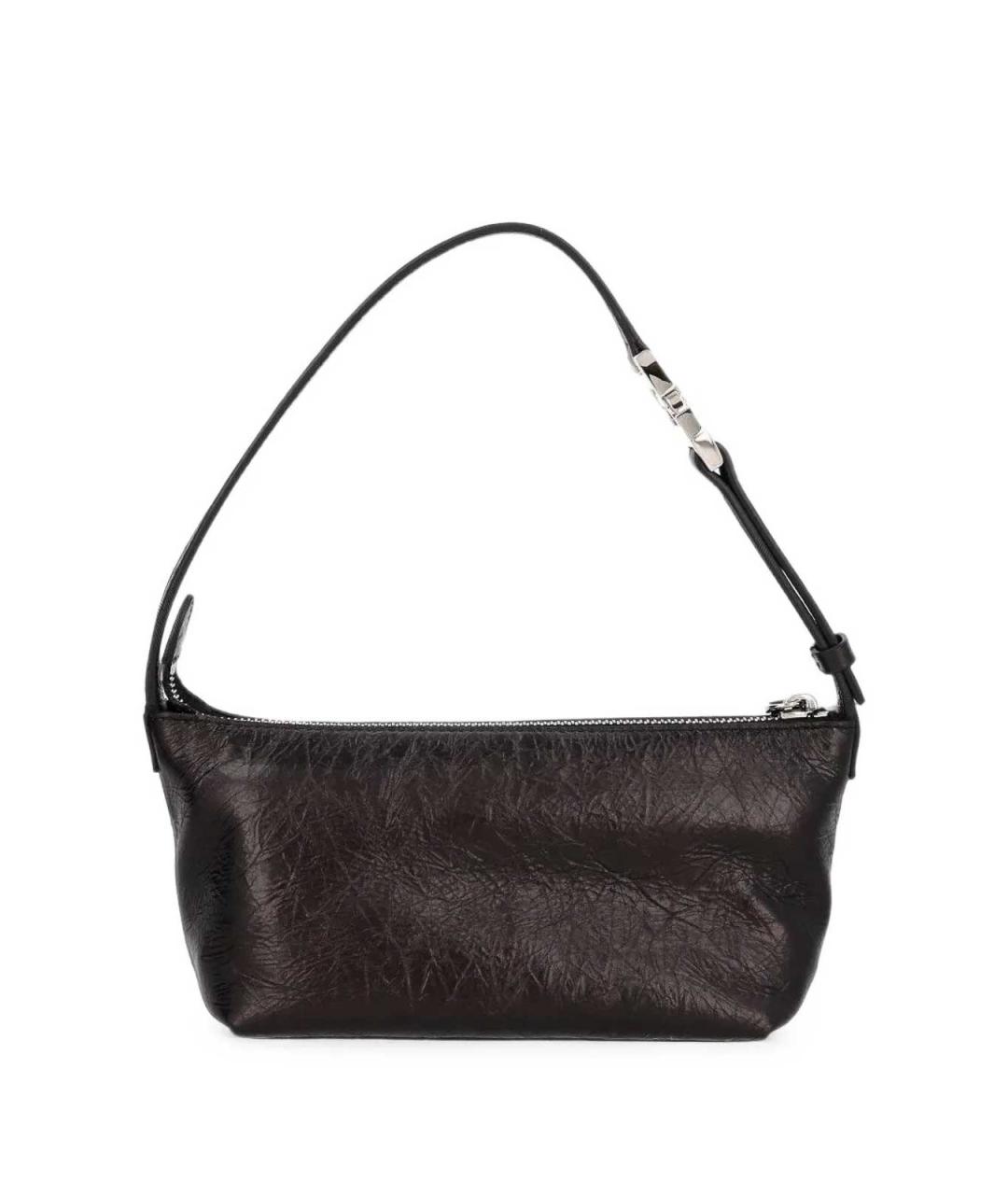 FENDI Черная кожаная сумка через плечо, фото 4