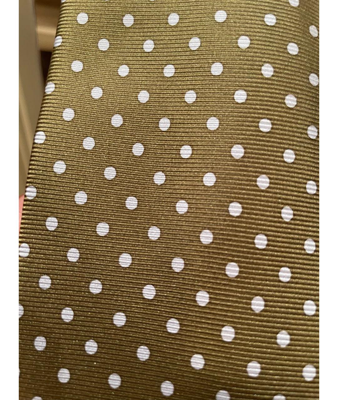 PATRICK HELLMANN Горчичный шелковый галстук, фото 2