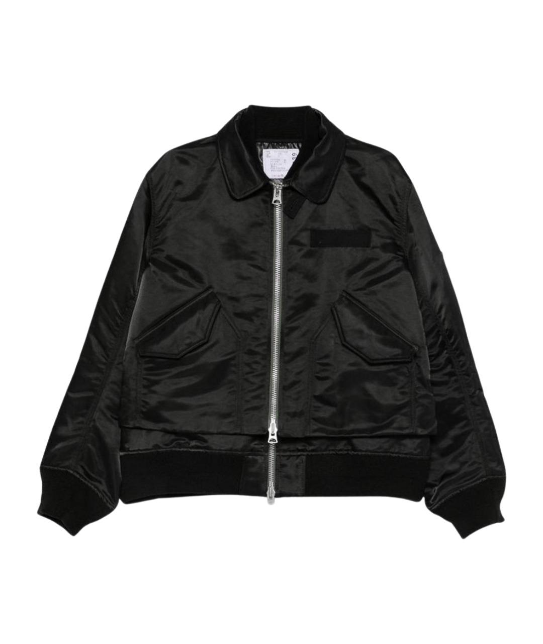SACAI Черная куртка, фото 1