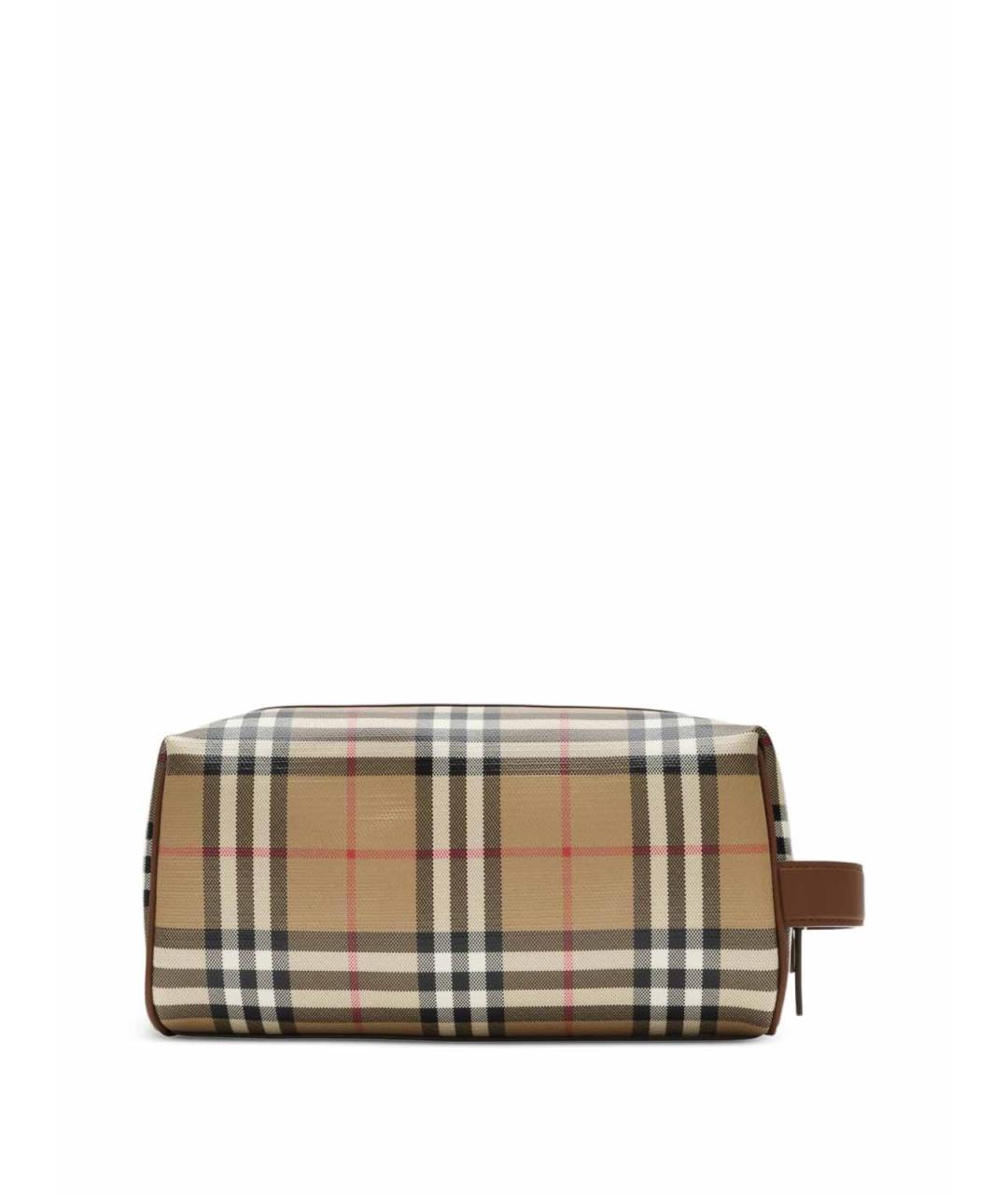 BURBERRY Бежевая косметичка, фото 5
