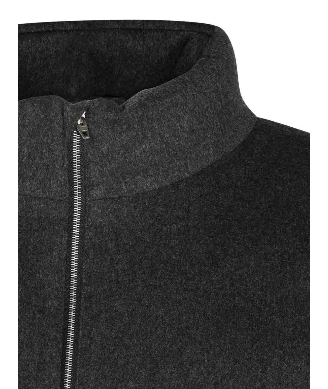 JIL SANDER Антрацитовая шерстяная куртка, фото 3