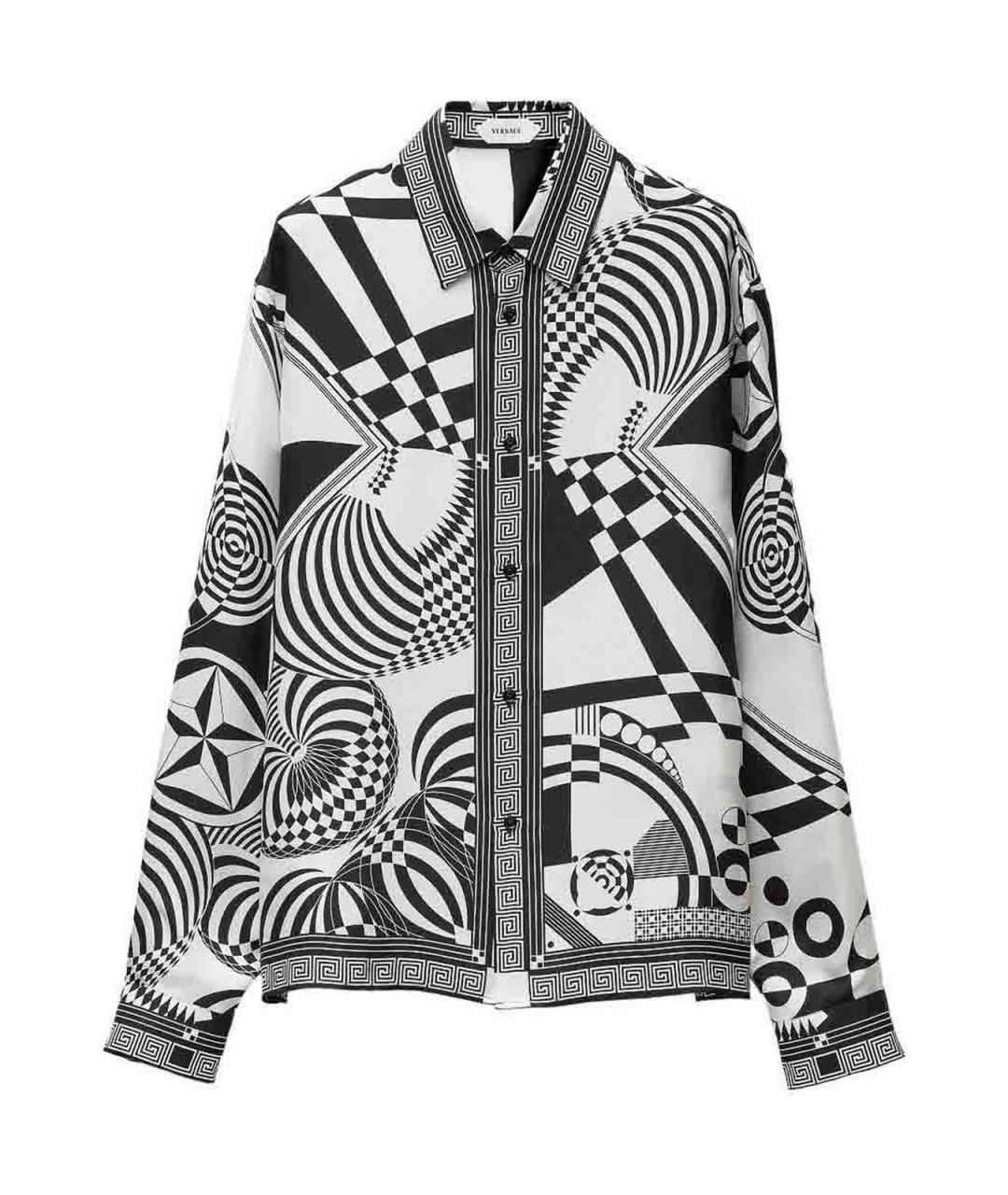 VERSACE Мульти шелковая кэжуал рубашка, фото 1