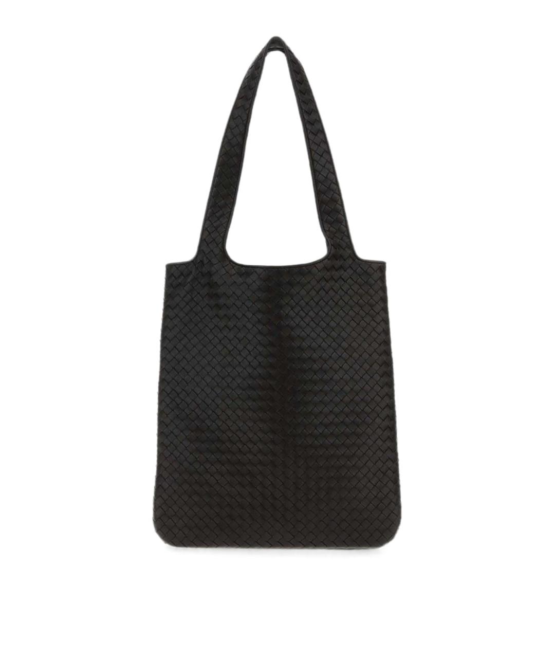 BOTTEGA VENETA Коричневая кожаная сумка тоут, фото 1